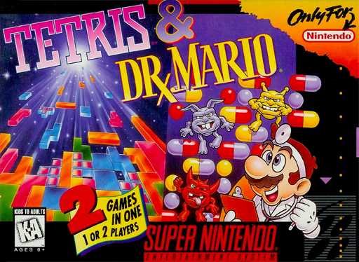 Tetris & Dr. Mario  Snes